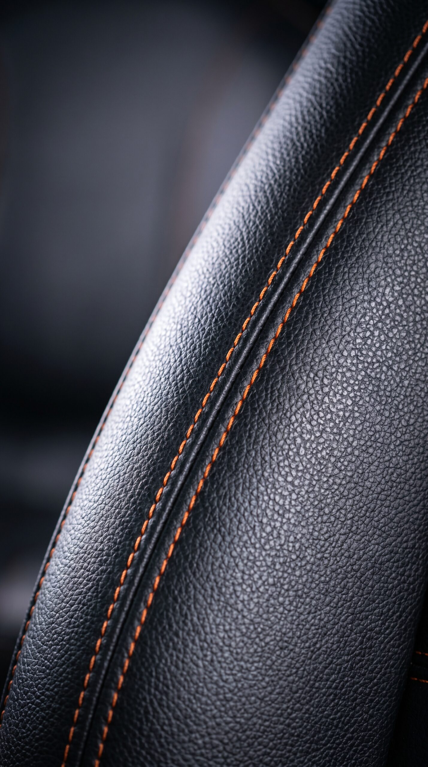 Premium leather seats in rental golf cart